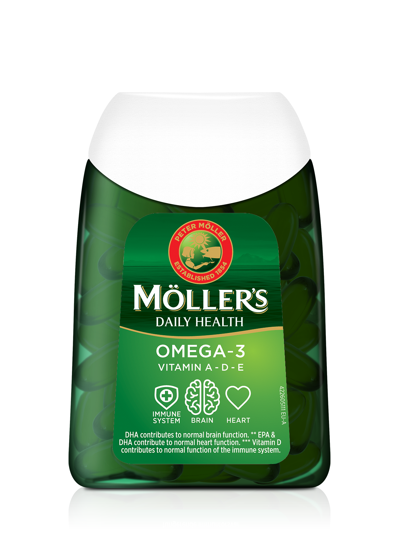 Victor applaus Intact Möller's Daily Health omega-3 capsules – Möller's